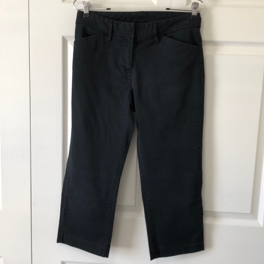Bass Womens Capri Pants Size 6 Soft Black